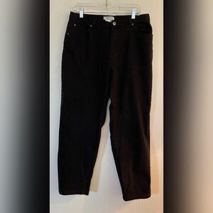 Coldwater Creek Jeans Women’s 14P Black Cotton Stretch